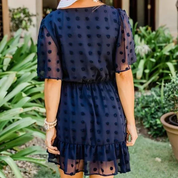 MINI Dress with Ruffles - Picture 4 of 7